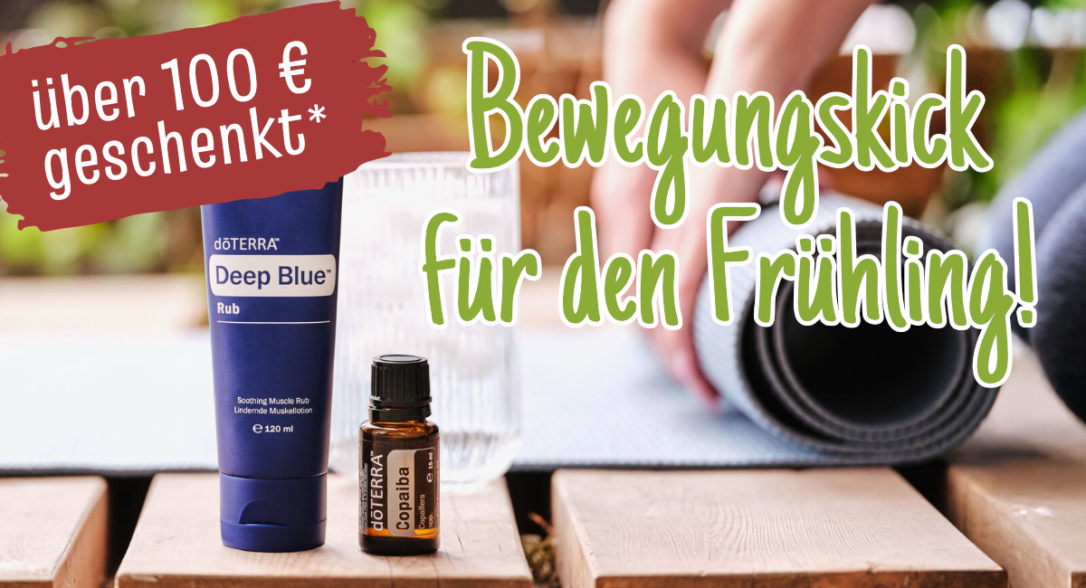 Kostenloses Deep Blue Rub und Copaiba ab 230 €